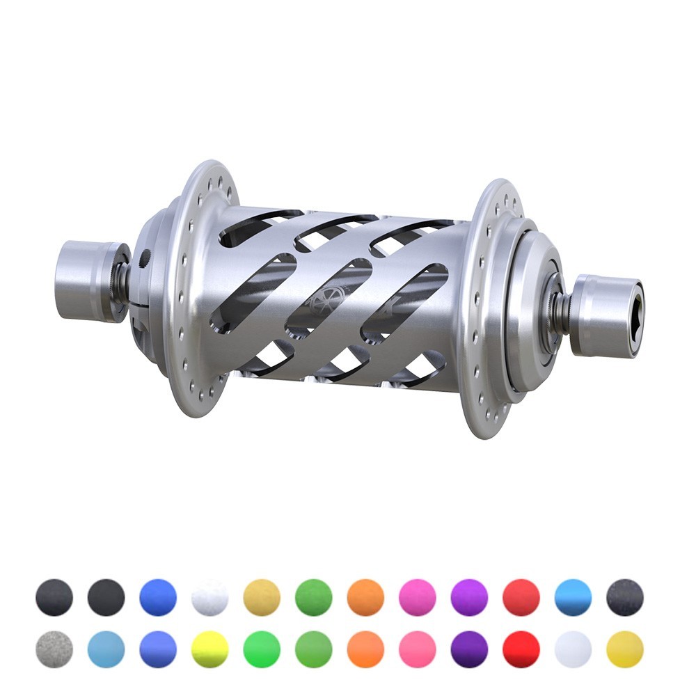 Onyx BMX 100/10mm Bolt-on Helix Front Hub Hubshell Color Black