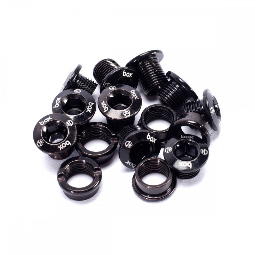 PACK BOX ONE CHROMO CHAINRING BOLTS