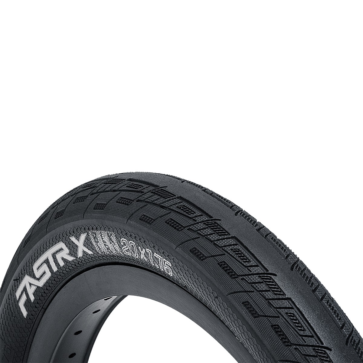 TIOGA FASTR X BMX RACE TIRE 20X1.85" 85 Psi BLACK TIOGA FASTR X BMX RACE TIRE 20X1.85" 85 Psi BLACK