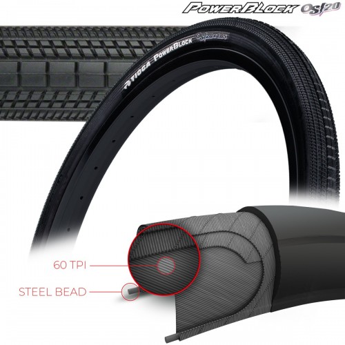 TIOGA OS20 POWERBLOCK TIRES - 60 TPI...