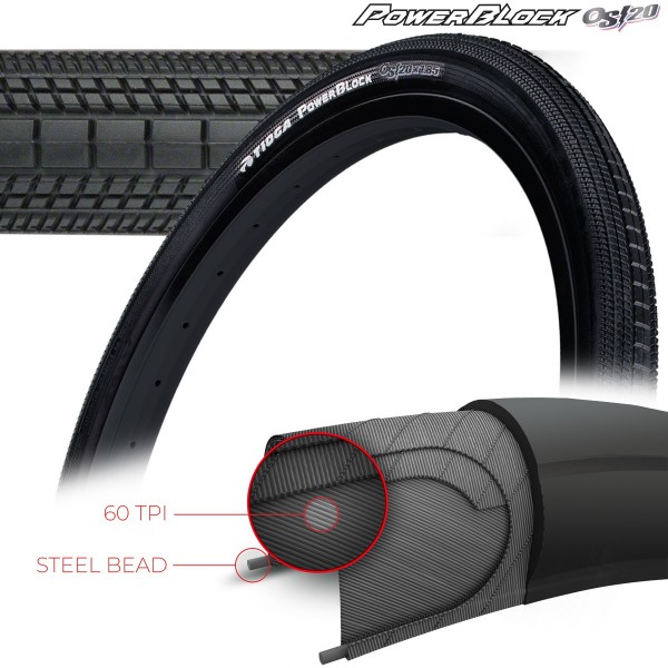 TIOGA OS20 POWERBLOCK TIRES