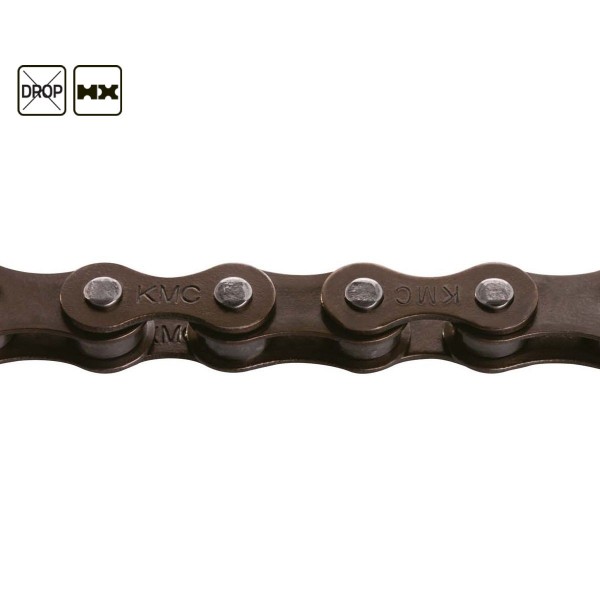 KMC Z1 NARROW 3/32" CHAIN BROWN