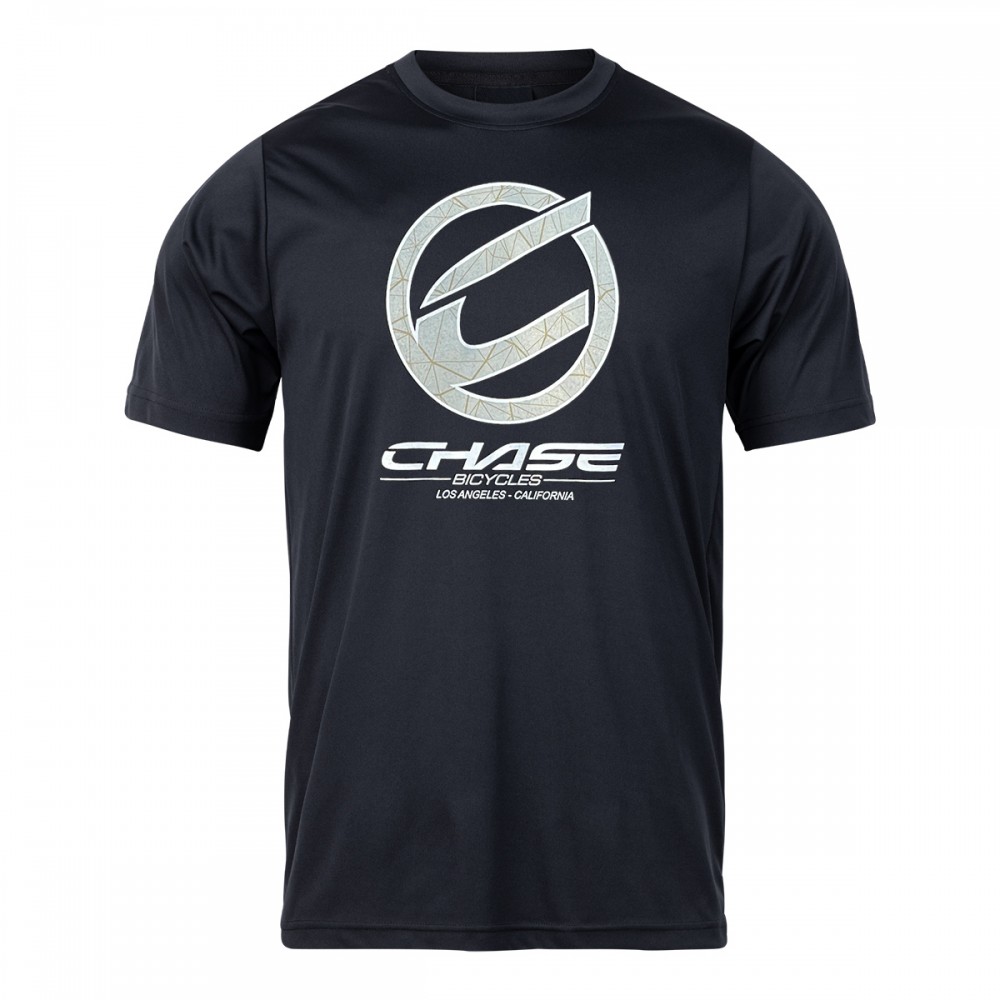 CHASE BICYCLES ROUND ICON BLACK/SAND T-SHIRT