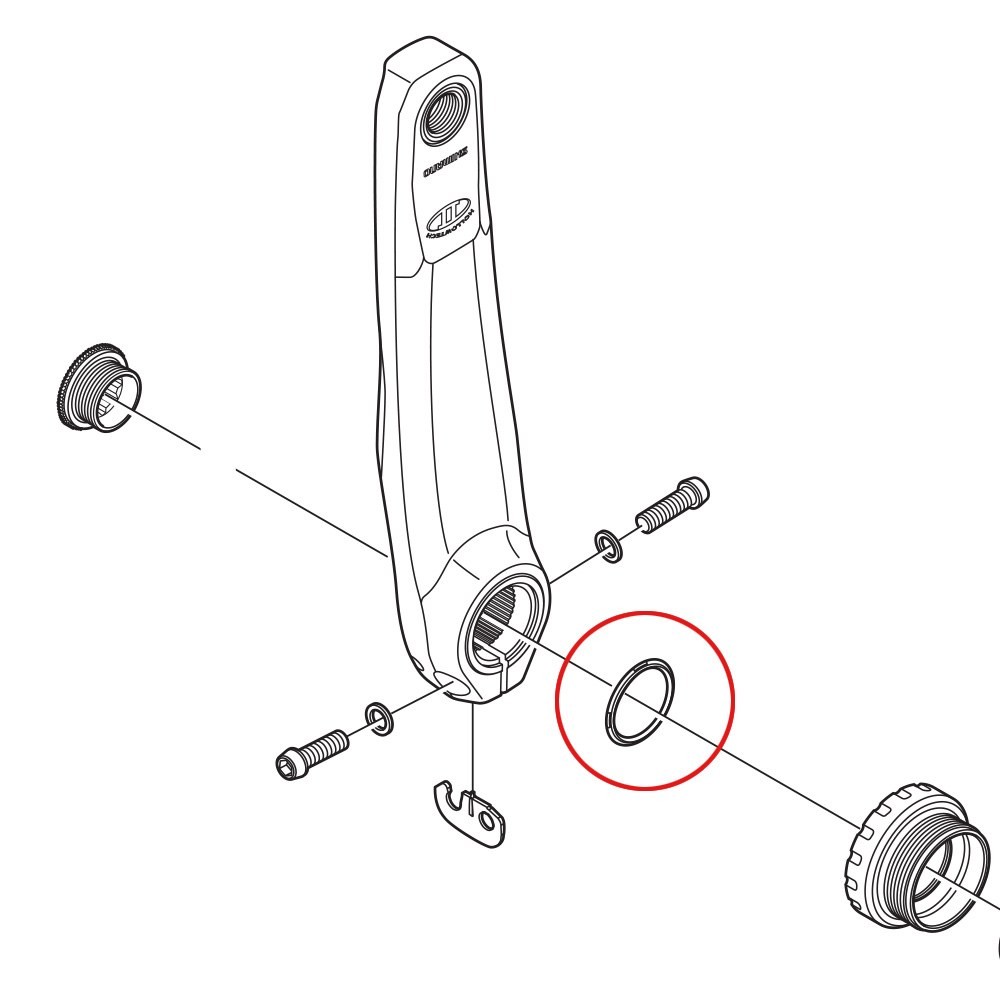 SHIMANO FC-7800 RUBBER RING