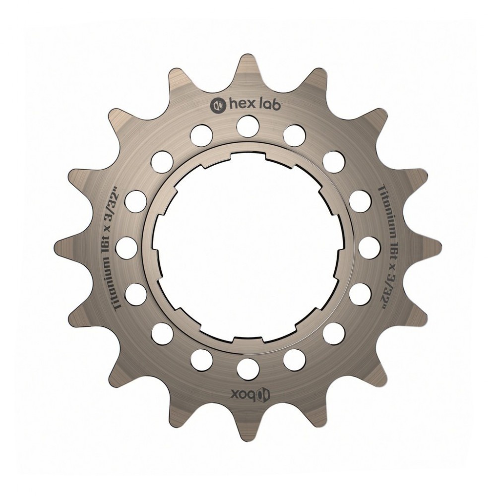 BOX HEX LAB SINGLE SPEED TITANIUM COGS