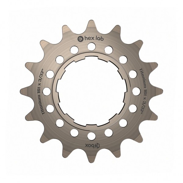 BOX HEX LAB SINGLE SPEED TITANIUM COGS