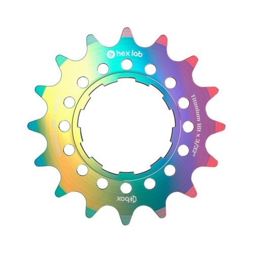 BOX HEX LAB SINGLE SPEED TITANIUM COGS