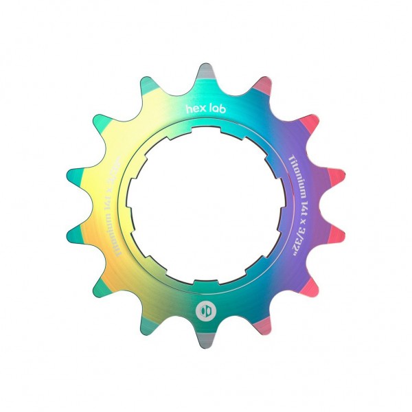 BOX HEX LAB SINGLE SPEED TITANIUM COGS