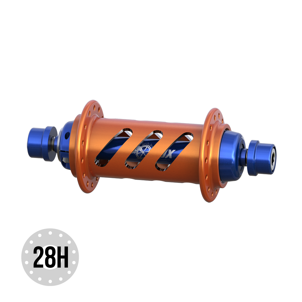 Onyx BMX Standard 100/8mm Bolt-on Helix Front Hub Hubshell Color