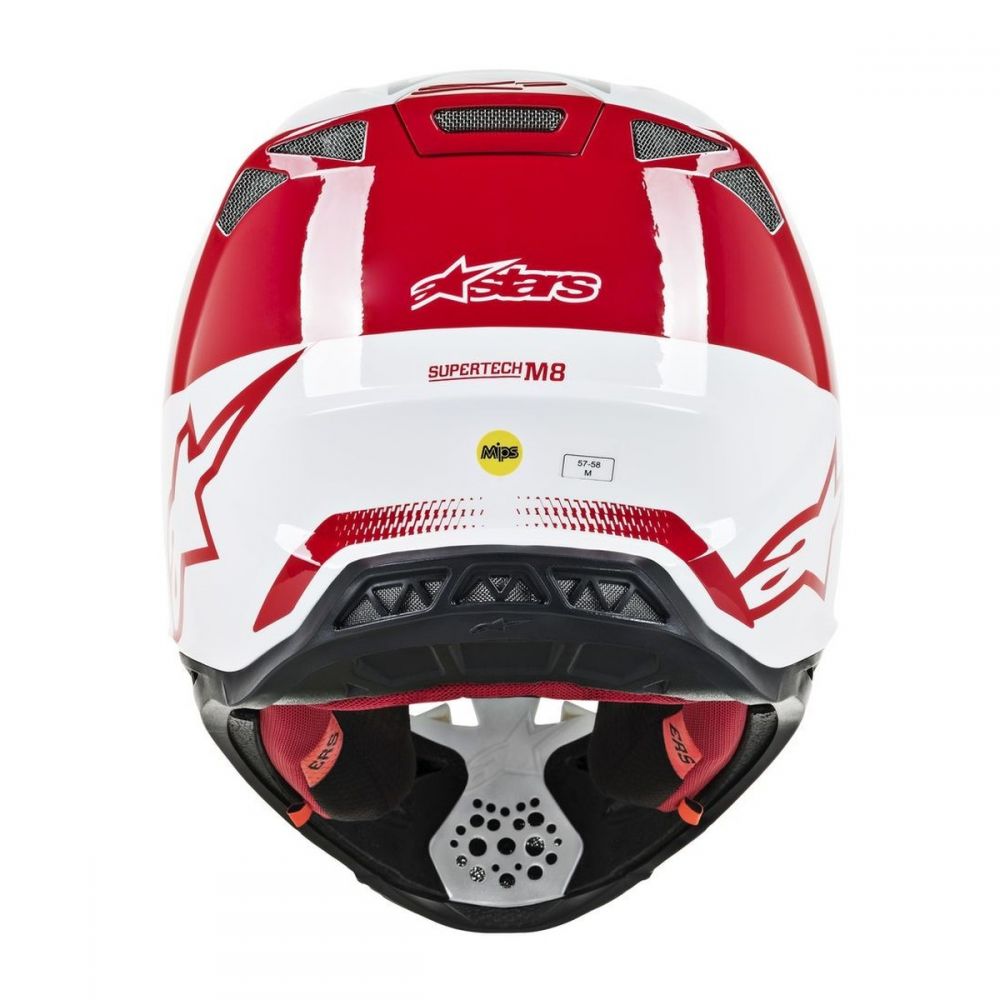 Multi, one_size Alpinestars Unisex-Adult S.Tech S-M8 Triple Helmet Red/White Sm