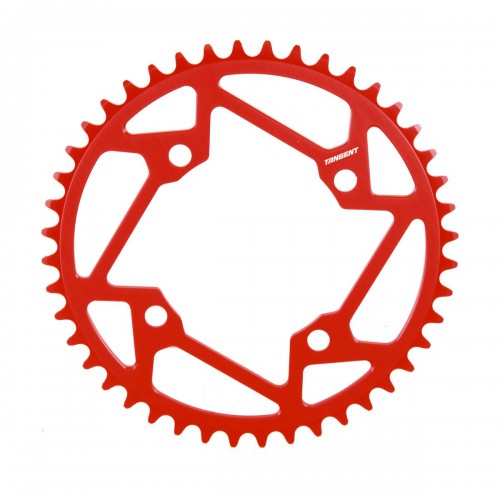 TANGENT 4 BOLT CHAINRING 104MM RED