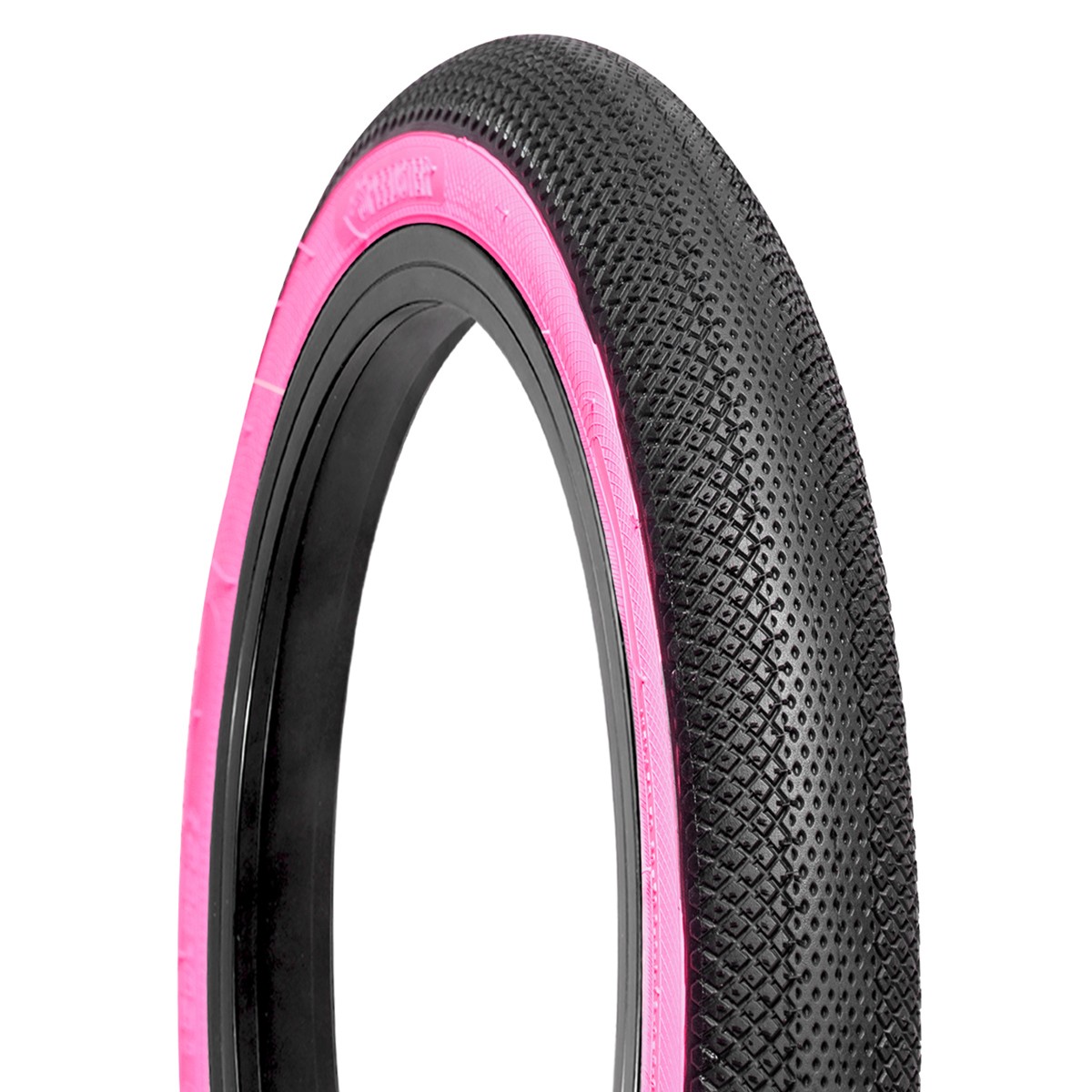 VEE SPEEDSTER LSG BLACK / PINK WALL TIRES - 90 TPI - FOLDING BEAD