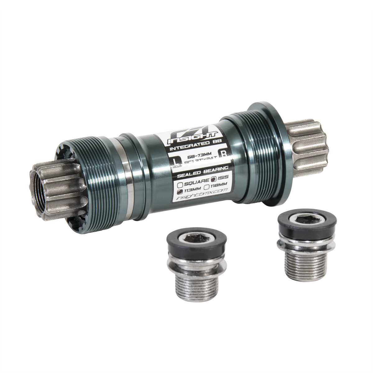 BSA FRM ISIS BOTTOM BRACKET LIGHT CNC VINTAGE 108 76 road bike mtb ERGAL BSA ENG 