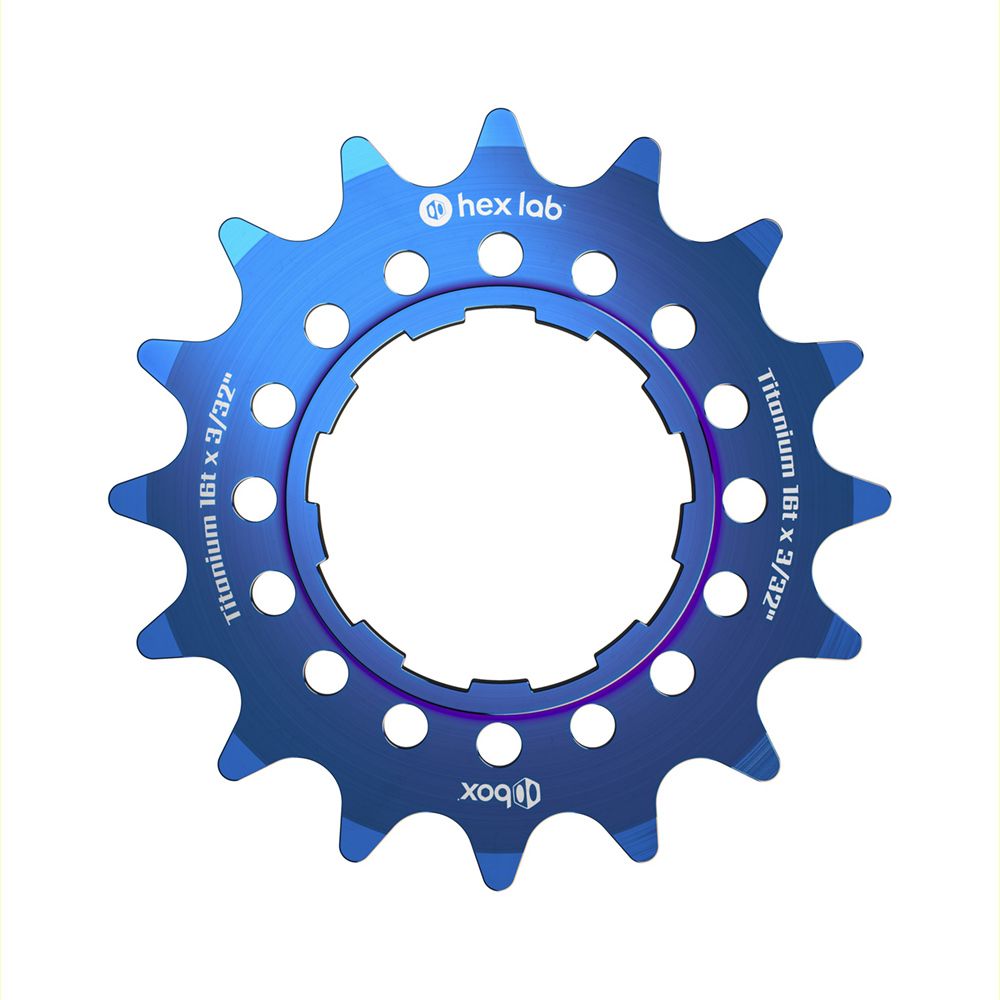 BOX HEX LAB SINGLE SPEED TITANIUM COGS