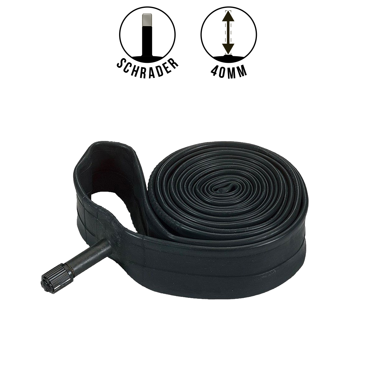 thumbnail interactive-video image 1 of Excess Components Presta Valve BMX Tube – 24 X 1.50-1.75, 40mm Valve 1 of 2