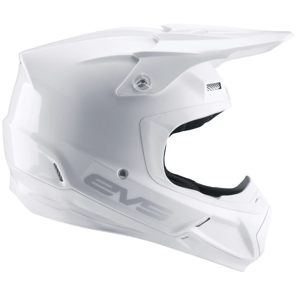 EVS T5 SOLID WHITE HELMET