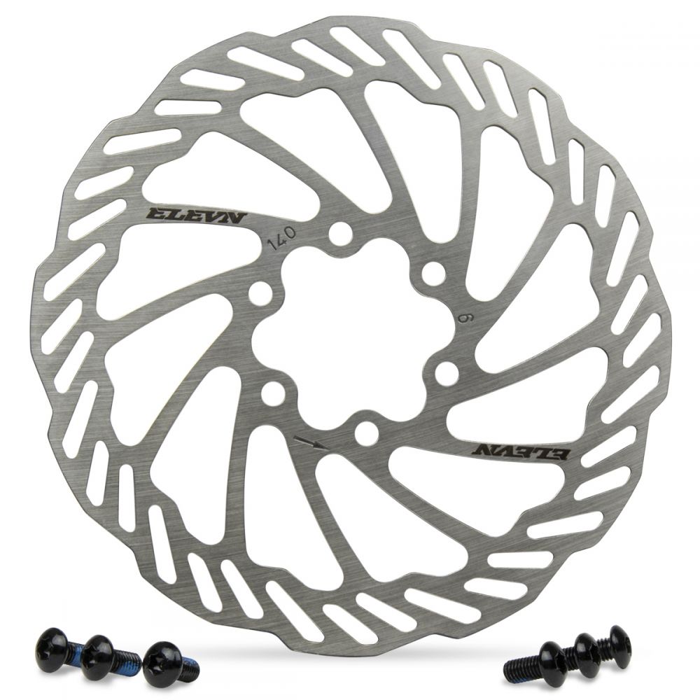 ELEVN DISC BRAKE ROTOR 140mm CHROME