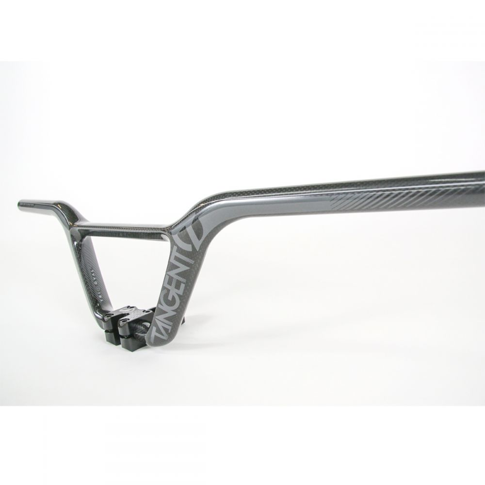 TANGENT CARBON VORTEX HANDLEBARS 6.5" Color Black / Grey Handlebar Height 6.50"