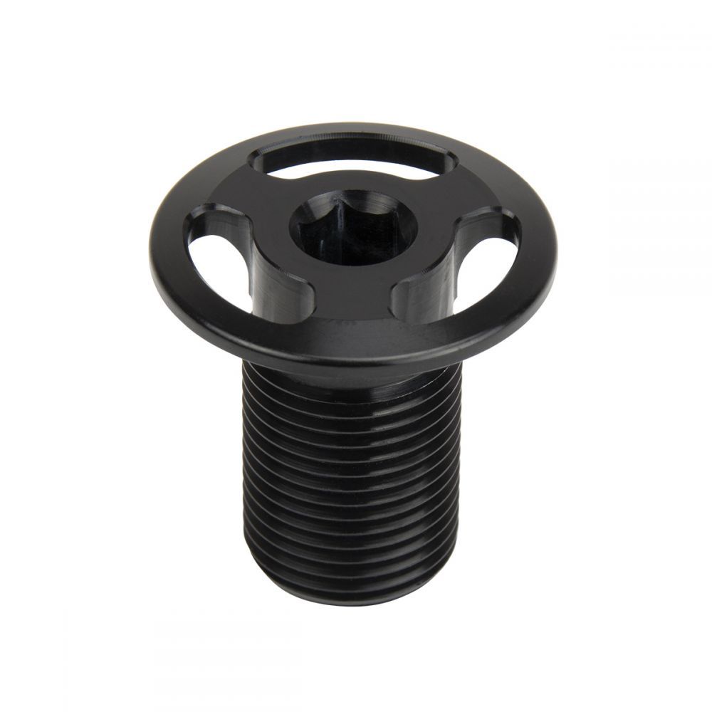 Fourche BOX One X6 Hex Carbon BMX - Pivot Titane 1 1/8-1.5, Noir Brillant