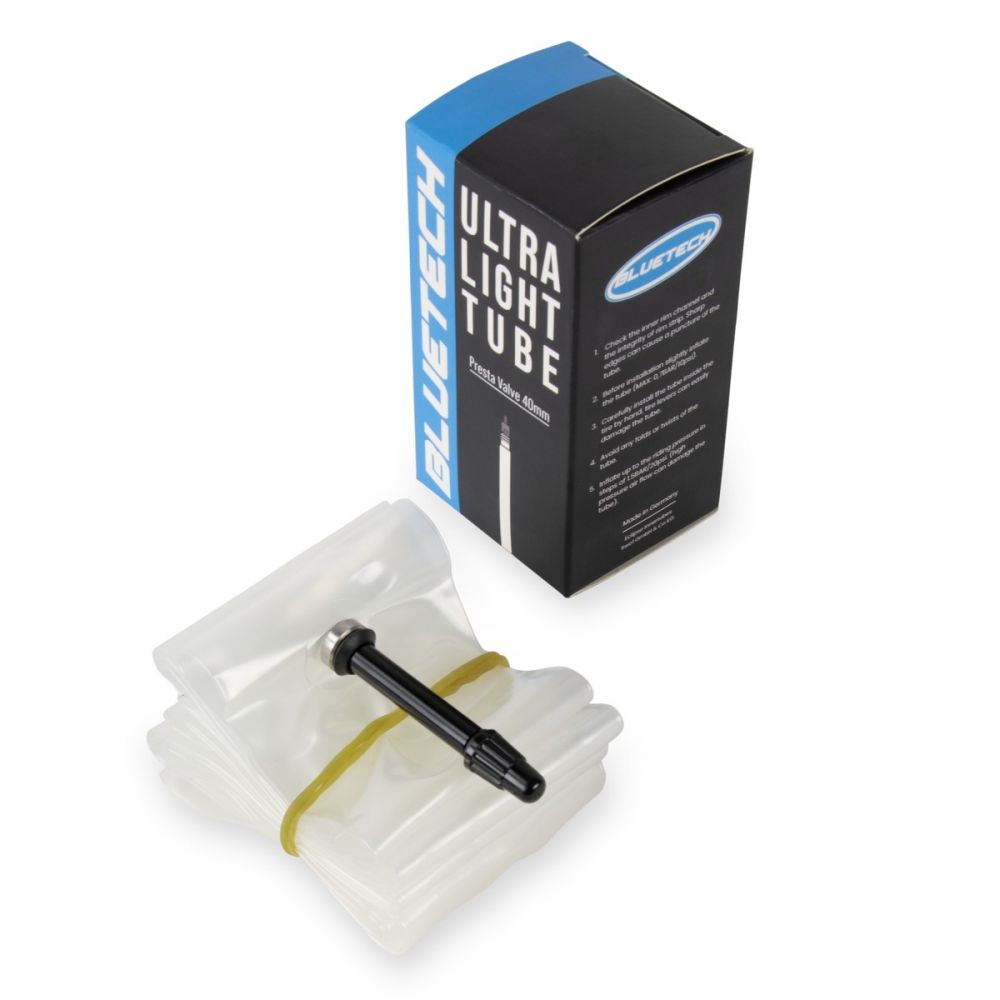 EXCESS ULTRA LIGHT TUBES PRESTA VALVE 40MM Tube sizes 18x1