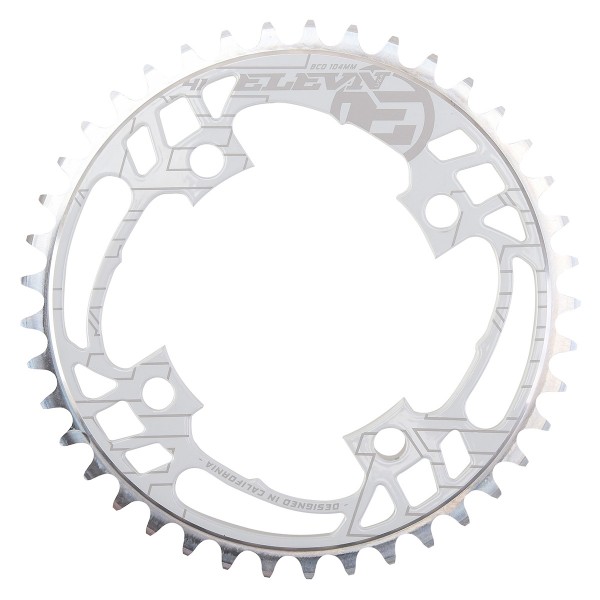 ELEVN FLOW CHAINRING 104MM WHITE