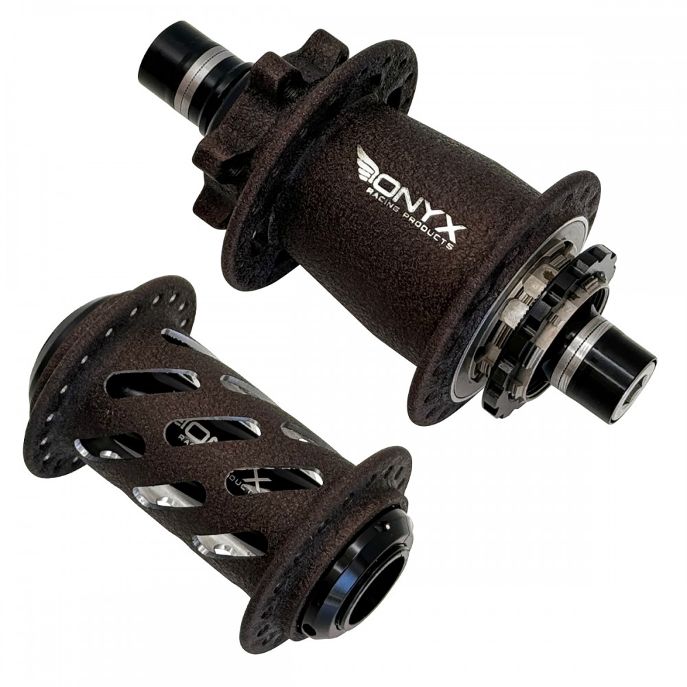 ONYX FRONT HELIX 20MM - REAR ULTRA ISO HG 10MM 36 COFFEE GROUNDS HUBSET