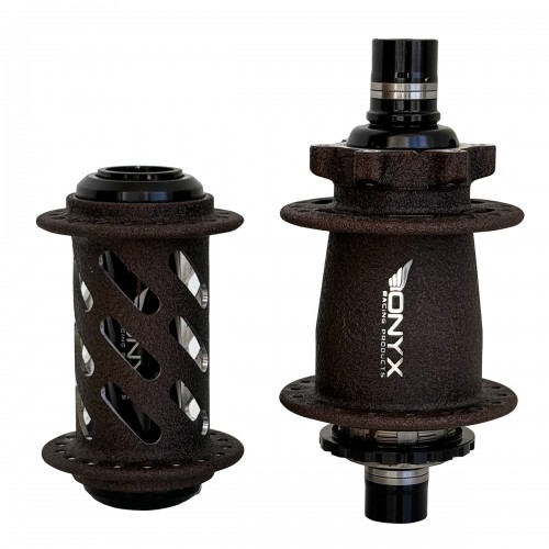 ONYX FRONT HELIX 20MM - REAR ULTRA ISO HG 10MM 36 COFFEE GROUNDS HUBSET