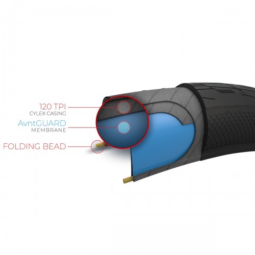 TIOGA FASTR REACT BLK LBL - 120 TPI - FOLDING BEAD