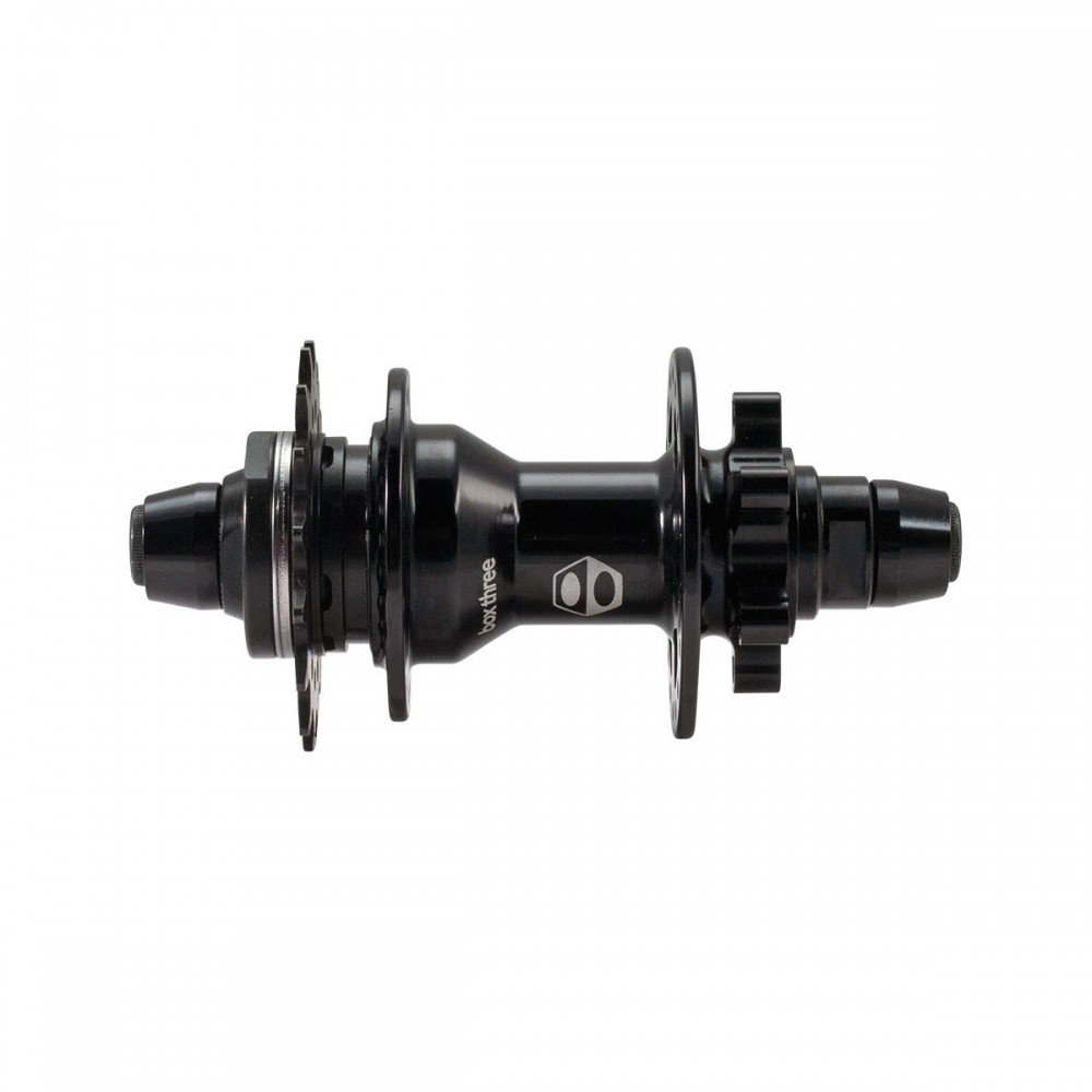 BOX THREE PRO DISC REAR 10MM 36H HUB BLACK
