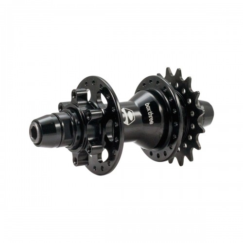 BOX THREE PRO DISC REAR 10MM 36H HUB BLACK