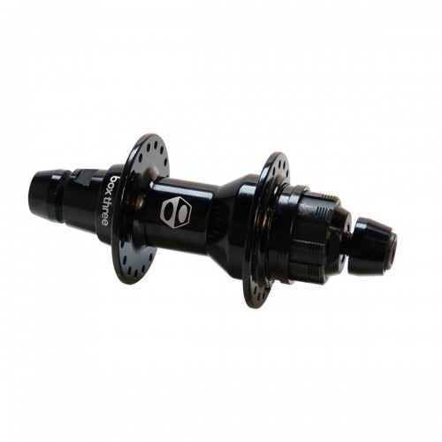 BOX THREE PRO REAR 10mm 36H HUB BLACK