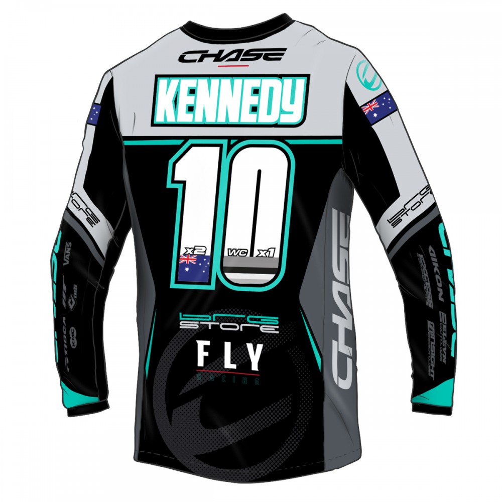 ジェッセージ カレラチーム ジャージ CHASE TEAM JERSEY IZAAC KENNEDY REPLICA 2025 Size XS Color Black