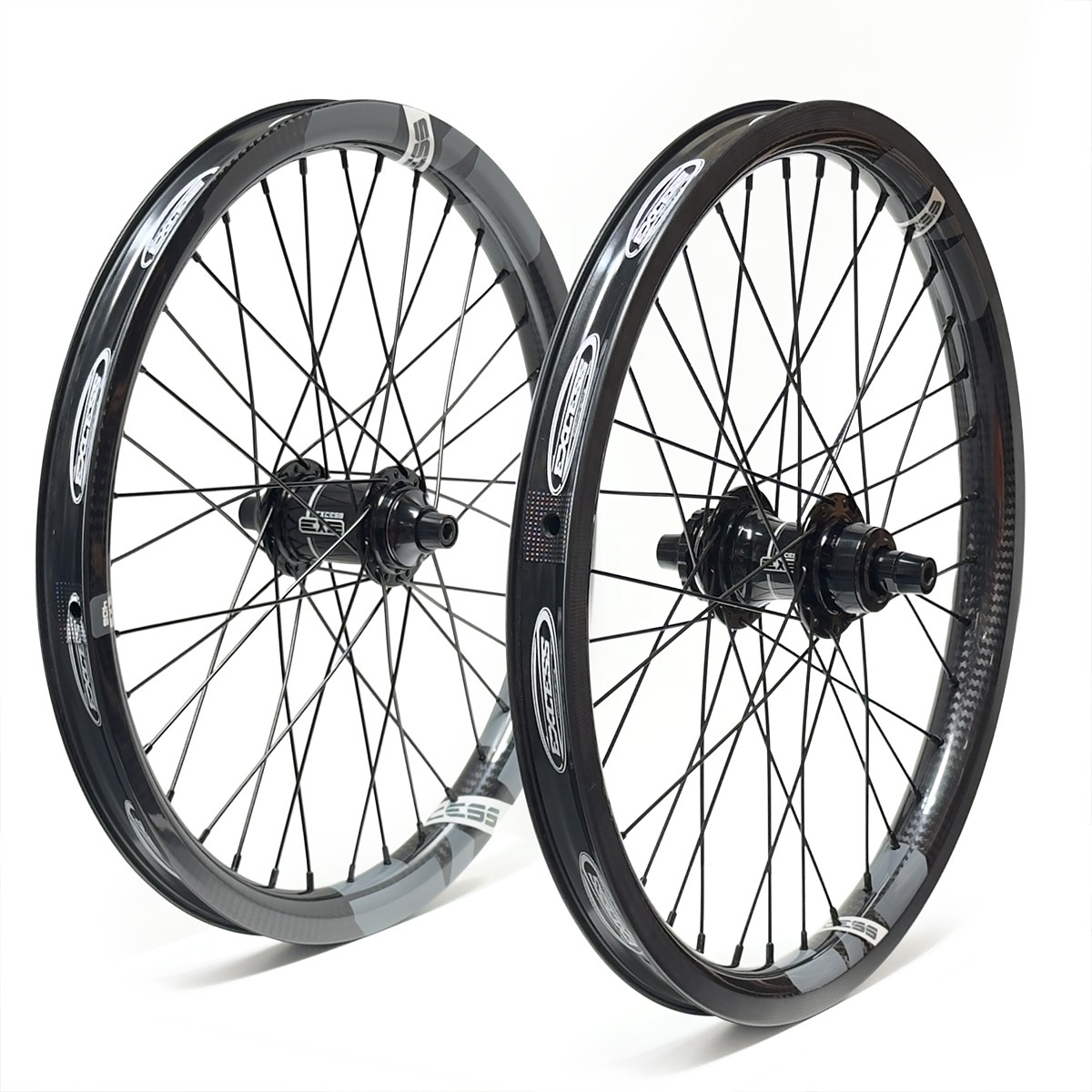 EXCESS EXE-3 CL 406 36H CARBON WHEELSET Color Black / Grey Sizes