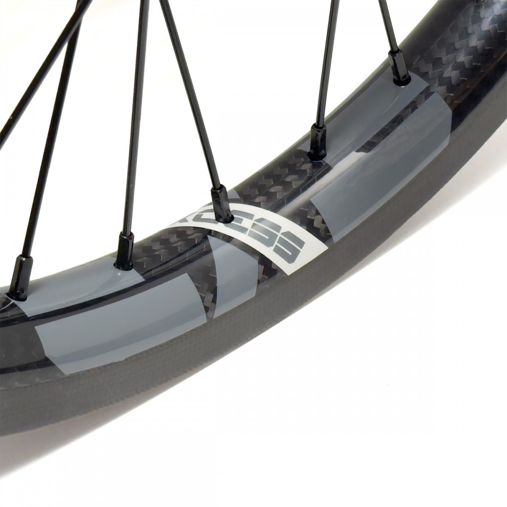 EXCESS EXE-3 CL 406 36H CARBON WHEELSET Color Black / Grey Sizes