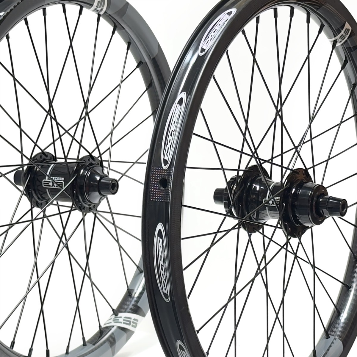 EXCESS EXE-3 CL 406 36H CARBON WHEELSET Color Black / Grey Sizes