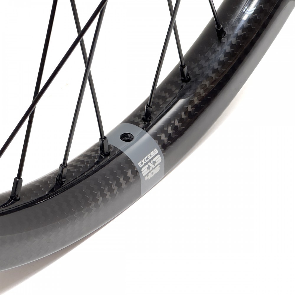 EXCESS EXE-3 CL 406 36H CARBON WHEELSET Color Black / Grey Sizes