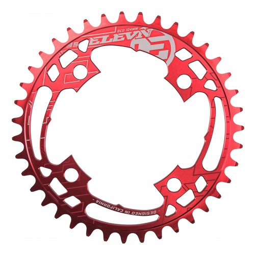 ELEVN FLOW CHAINRING 104MM RED