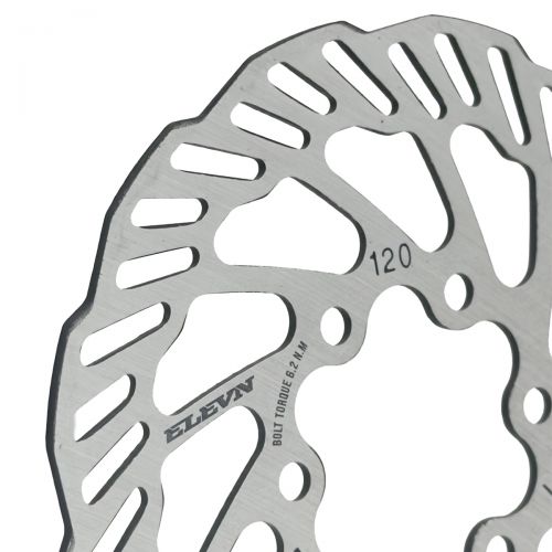 ELEVN DISC BRAKE ROTOR 120mm CHROME