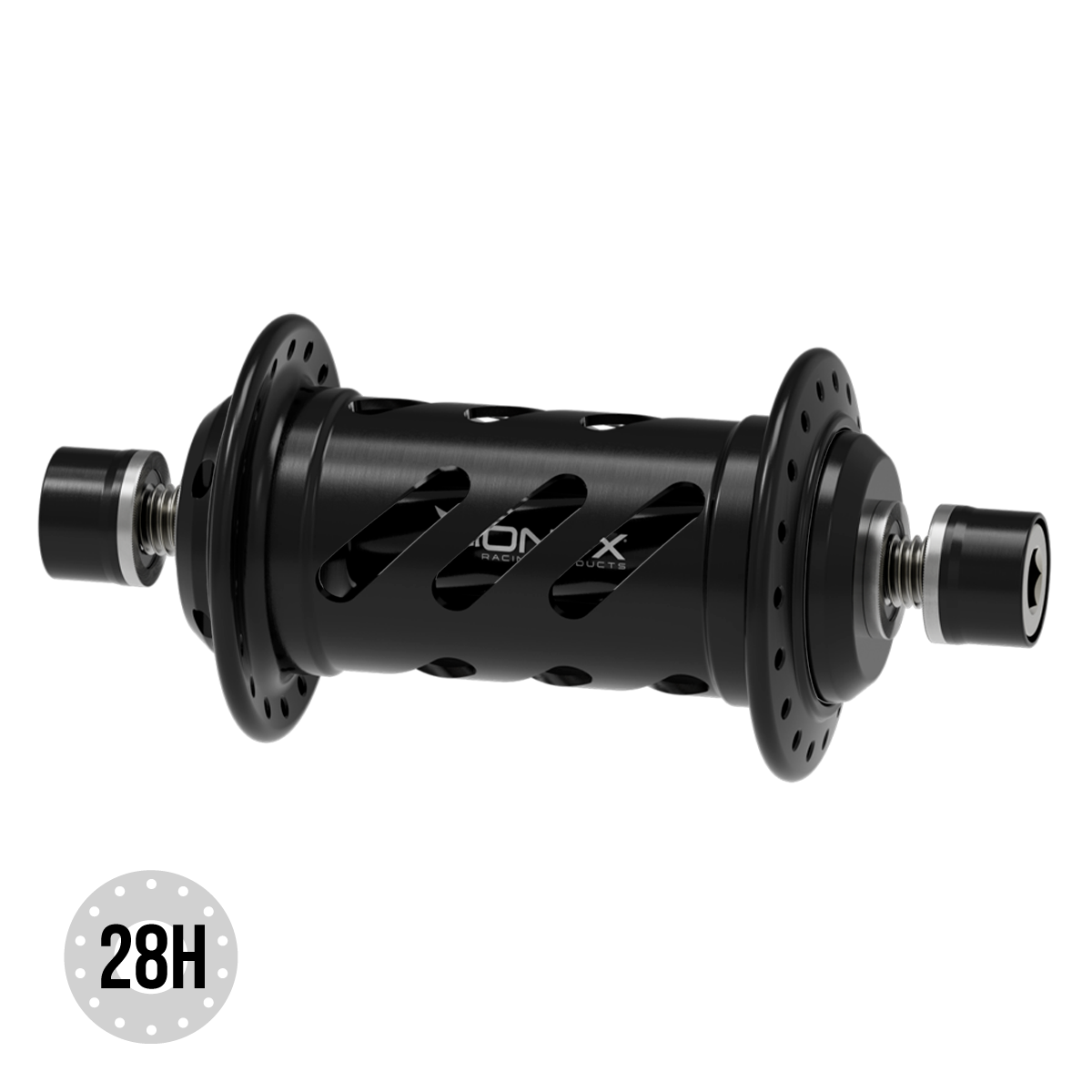 Onyx BMX XL 100/10mm HELIX TITANIUM BOLT-ON Front Hub Hubshell