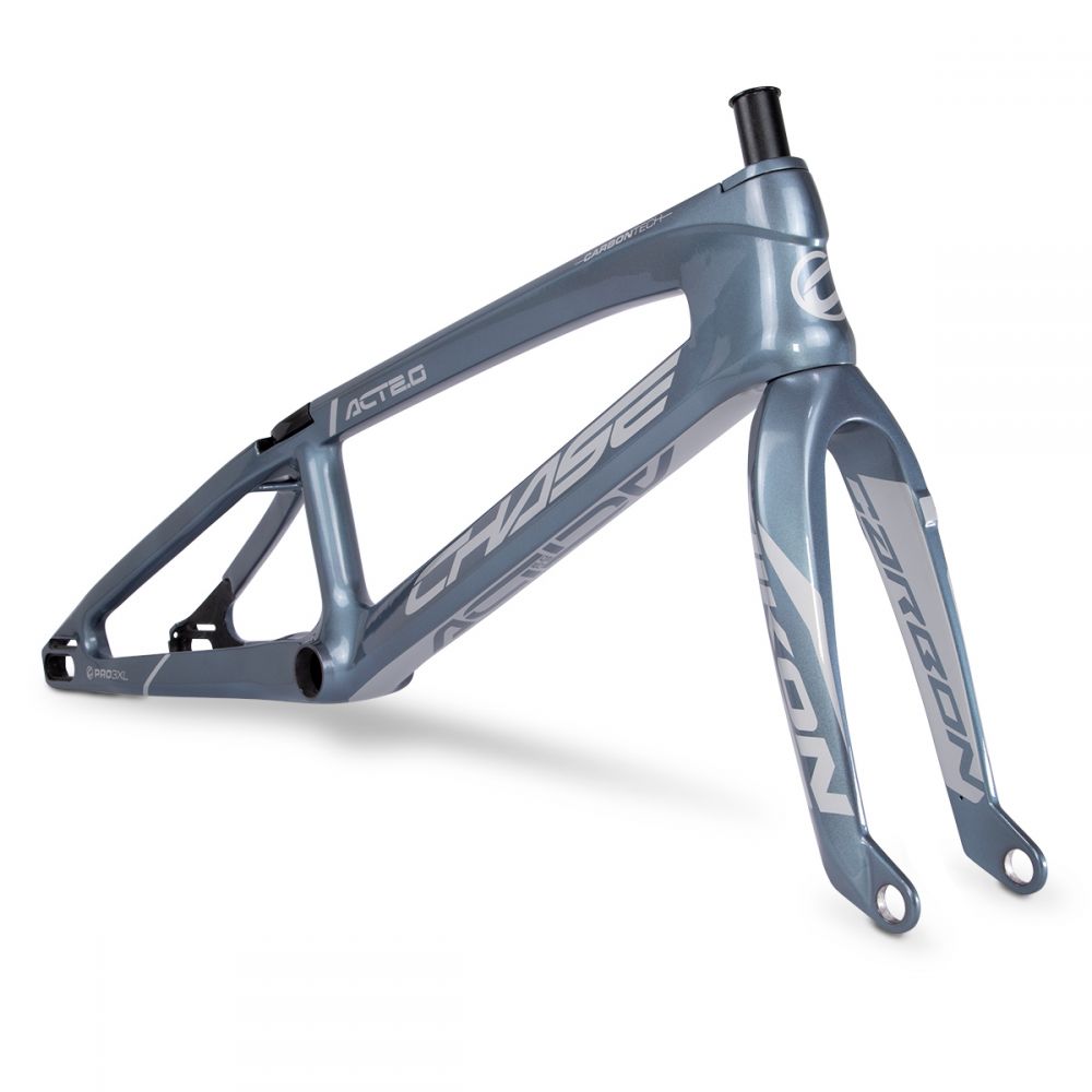 CHASE ACT2.0 BLUE DRAGONFLY / SILVER FRAME & FORK KIT