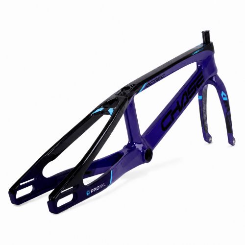 CHASE ACT2.0 PURPLE / BLACK / CYAN FRAME & FORK KIT