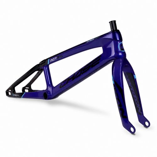 CHASE ACT2.0 PURPLE / BLACK / CYAN FRAME & FORK KIT