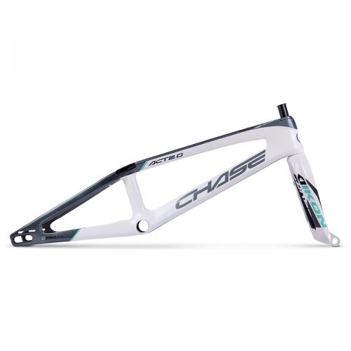 CHASE ACT2.0 WHITE / GREY / TEAL FRAME & FORK KIT
