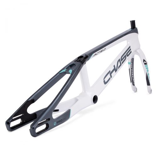 CHASE ACT2.0 WHITE / GREY / TEAL FRAME & FORK KIT
