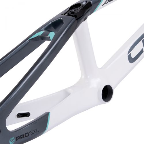 CHASE ACT2.0 WHITE / GREY / TEAL FRAME & FORK KIT