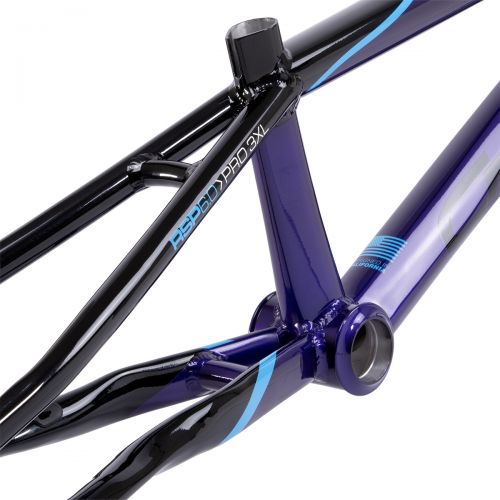 CHASE RSP6.0 PURPLE / BLACK / CYAN FRAME & FORK KIT