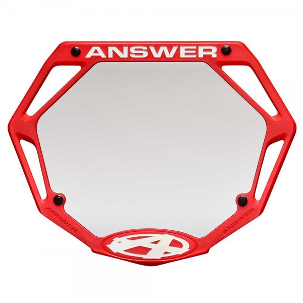 ANSWER BMX 3D NUMBER PLATE - PRO