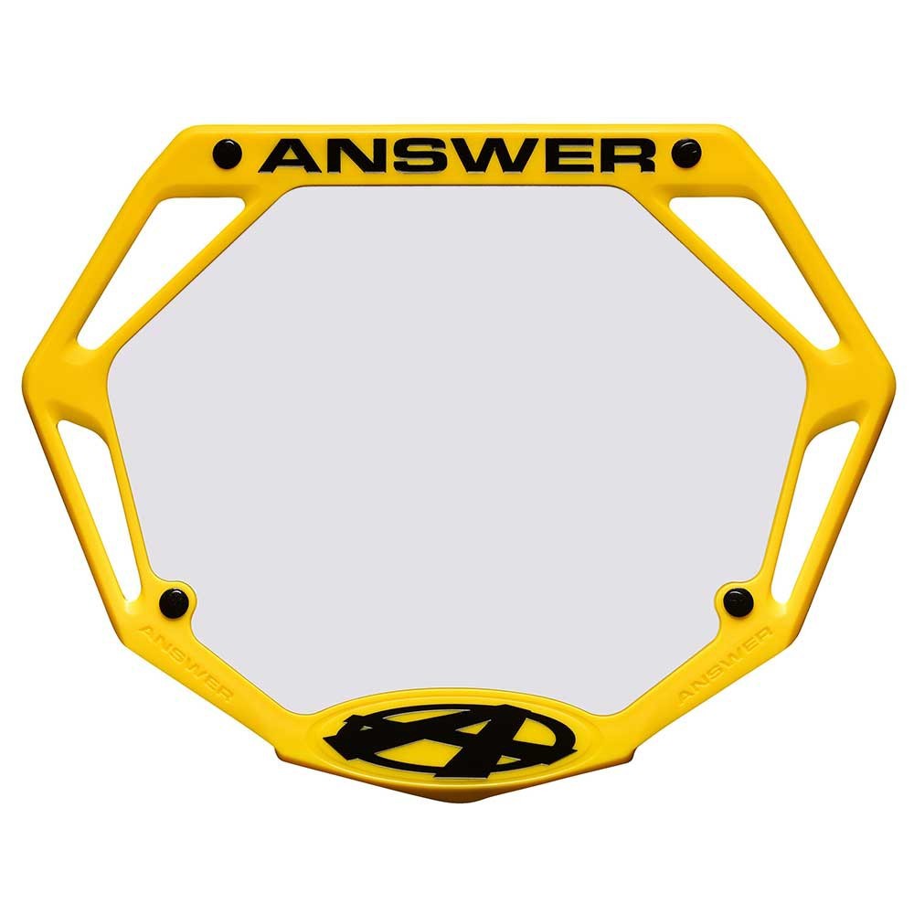 ANSWER BMX 3D NUMBER PLATE - PRO