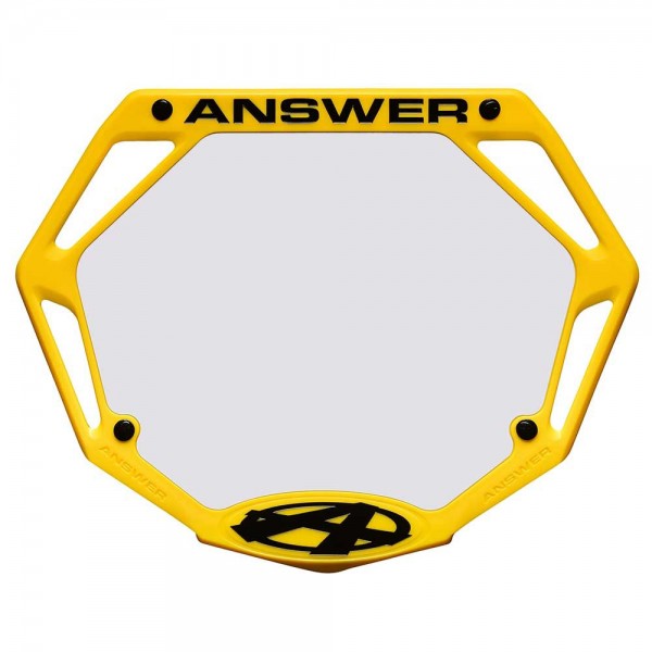 ANSWER BMX 3D NUMBER PLATE - PRO