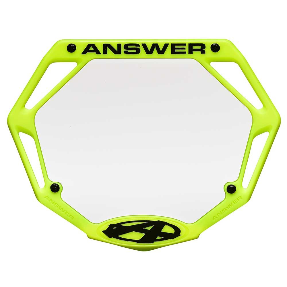 ANSWER BMX 3D NUMBER PLATE - PRO